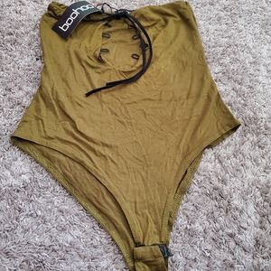 Boho strapless body suit NWT